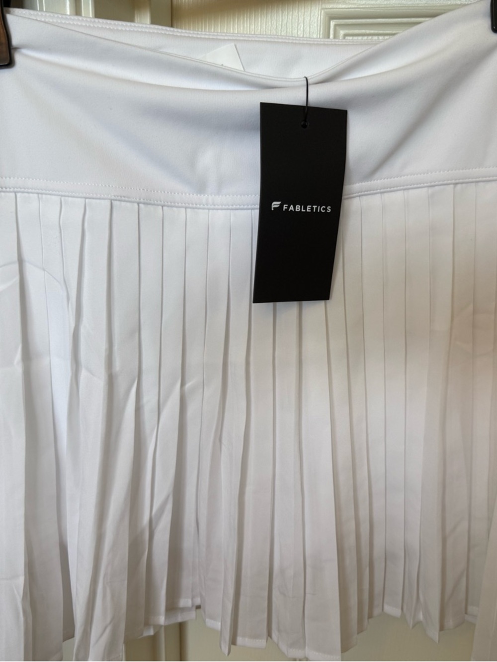 Fabletics White Pleated Skirt